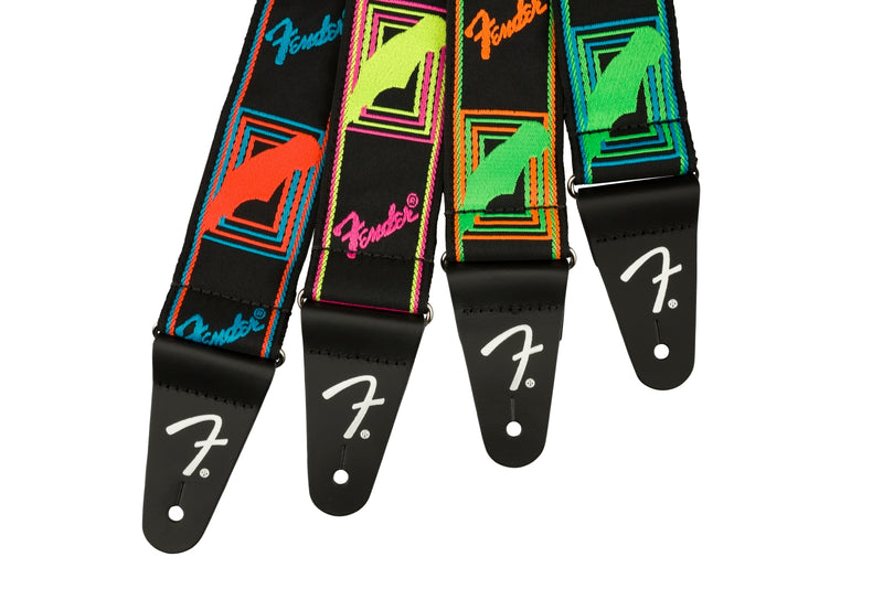 สายสะพายกีต้าร์ Fender Neon Monogrammed Strap