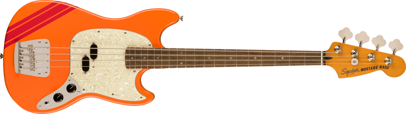 เบสไฟฟ้า Squier FSR Classic Vibe '60s Competition Mustang Bass Capri Orange