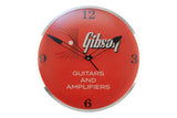 นาฬิกาแขวนผนัง Gibson Vintage Lighted Wall Clock - Kalamazoo Red