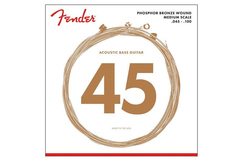 สายเบสโปร่ง Fender 7060 Phosphor Bronze Acoustic Bass Strings