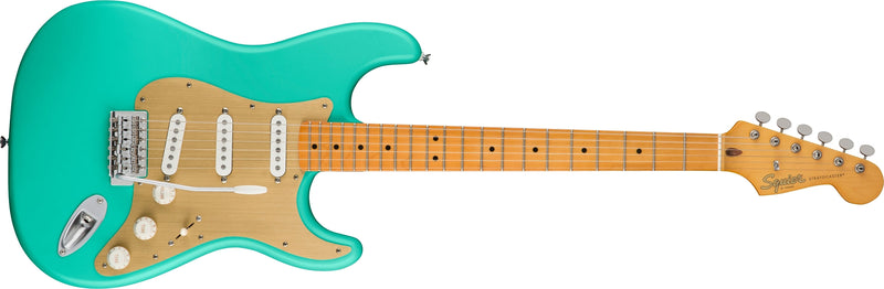 Squier 40th Anniversary Stratocaster, Vintage Edition, Satin Sea Foam Green