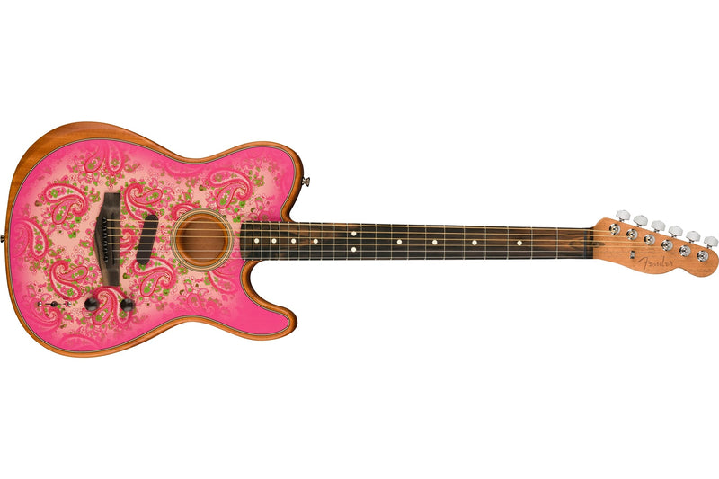 Fender Limited Edition American Acoustasonic Telecaster Pink Paisley