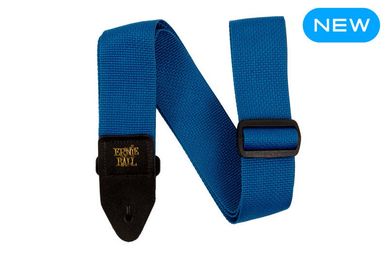 ERNIE BALL PEARL BLUE & BLACK POLYPRO GUITAR STRAP