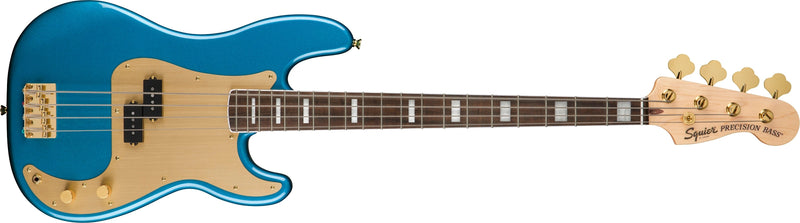 เบสไฟฟ้า Squier 40th Anniversary Precision Bass, Gold Edition, Lake Placid Blue