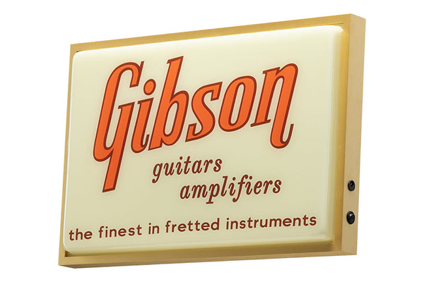 ป้ายไฟ Gibson Vintage Lighted Sign - Guitars & Amplifiers