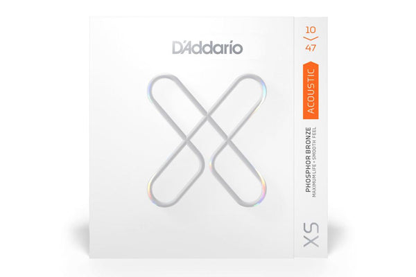 สายกีต้าร์โปร่ง D’Addario 10 -47 Extra Light, XS Coated Phosphor Bronze