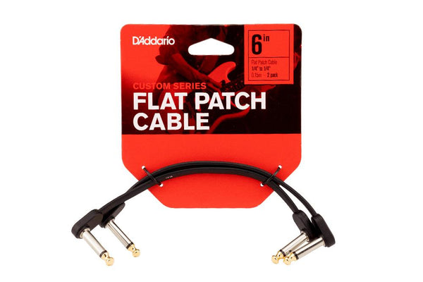 สายแจ็คกีต้าร์ Planet Waves Flat Patch Cables (งอ - งอ)