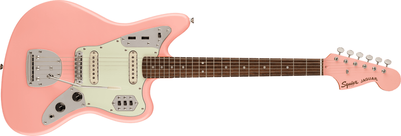 กีต้าร์ไฟฟ้า Squier FSR Classic Vibe '60s Jaguar Shell Pink