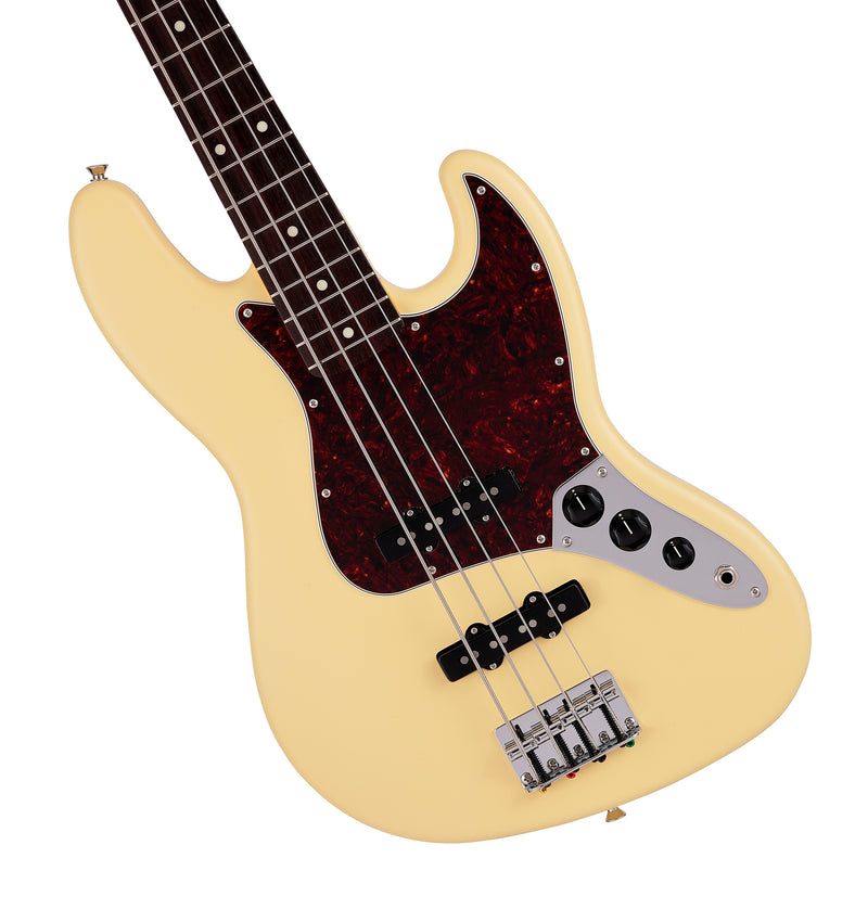 Fender Made in Japan Junior Collection Jazz Bass Satin Vintage White