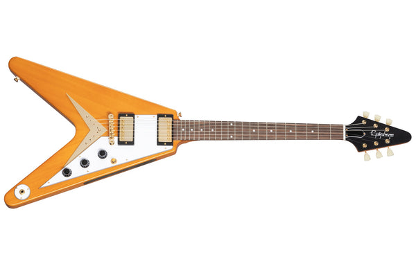 Epiphone 1958 Korina Flying V (White Pickguard)