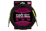 Ernie Ball 15' STRAIGHT / STRAIGHT INSTRUMENT CABLE - BLACK