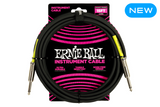 Ernie Ball 15' STRAIGHT / STRAIGHT INSTRUMENT CABLE - BLACK