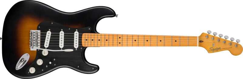 Squier 40th Anniversary Stratocaster, Vintage Edition, Satin Wide 2-Color Sunburst