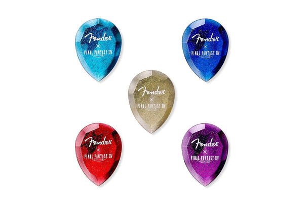 ปิ๊กกีต้าร์ Fender Picks Final Fantasy XIV Crystal Shards