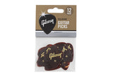 ปิ๊กกีต้าร์ Gibson Tortoise Picks, 12 Pack (12 ตัว)