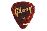 ปิ๊กกีต้าร์ Gibson Tortoise Picks, 12 Pack (12 ตัว)