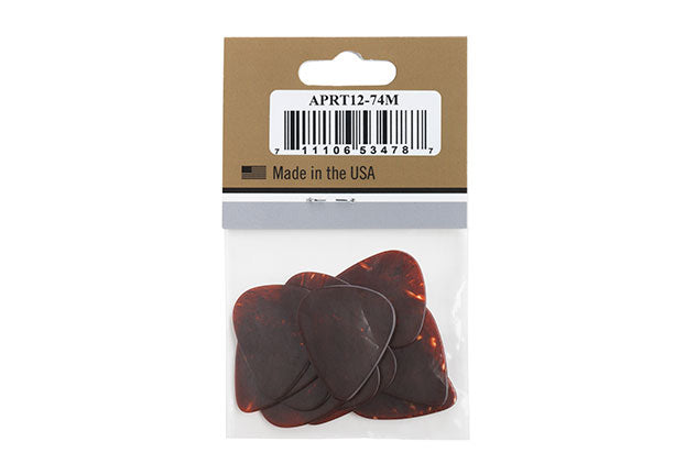 ปิ๊กกีต้าร์ Gibson Tortoise Picks, 12 Pack (12 ตัว)