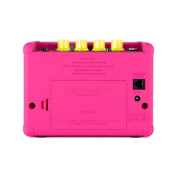 แอมป์กีต้าร์ไฟฟ้า ตัวเล็ก Blackstar Fly 3 Neon Pink