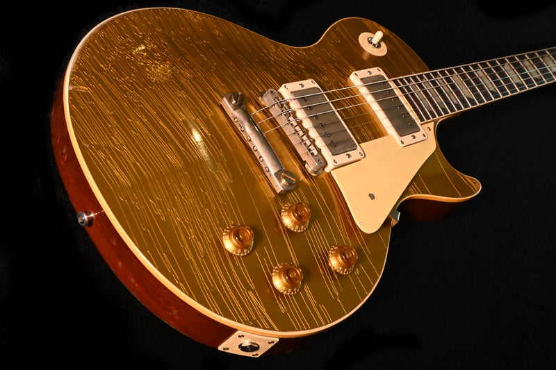 Gibson 1957 Les Paul Standard Gold Top Faded Cherry Back Murphy Aged Heavy Aged