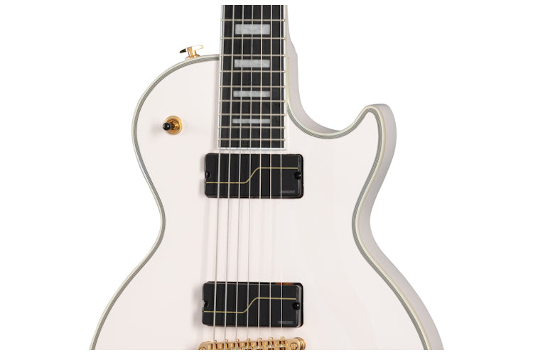 กีต้าร์ไฟฟ้า Epiphone Matt Heafy Les Paul Custom Origins 7-String Bone White