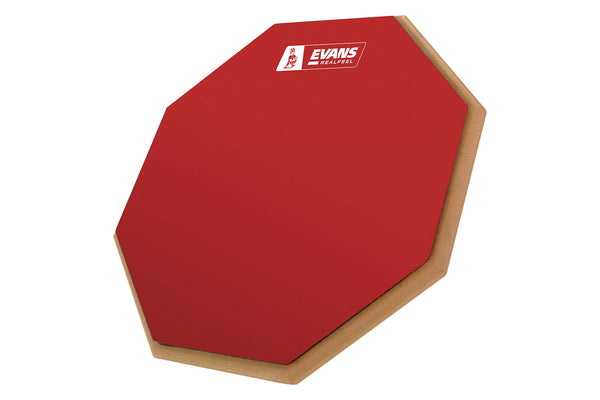 แป้นซ้อมกลอง Evans 12" RealFeel Speed Pad Red