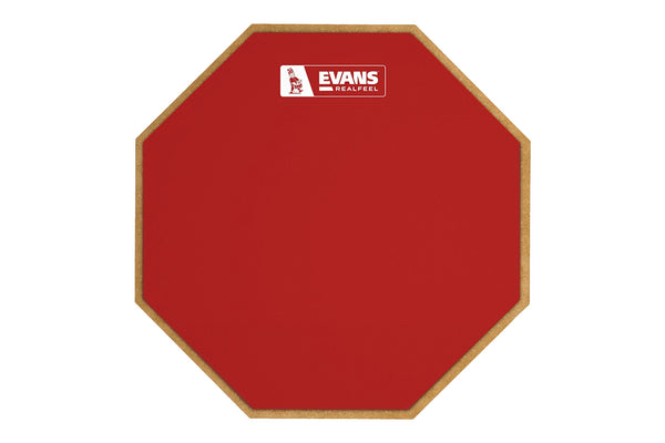 แป้นซ้อมกลอง Evans 12" RealFeel Speed Pad Red