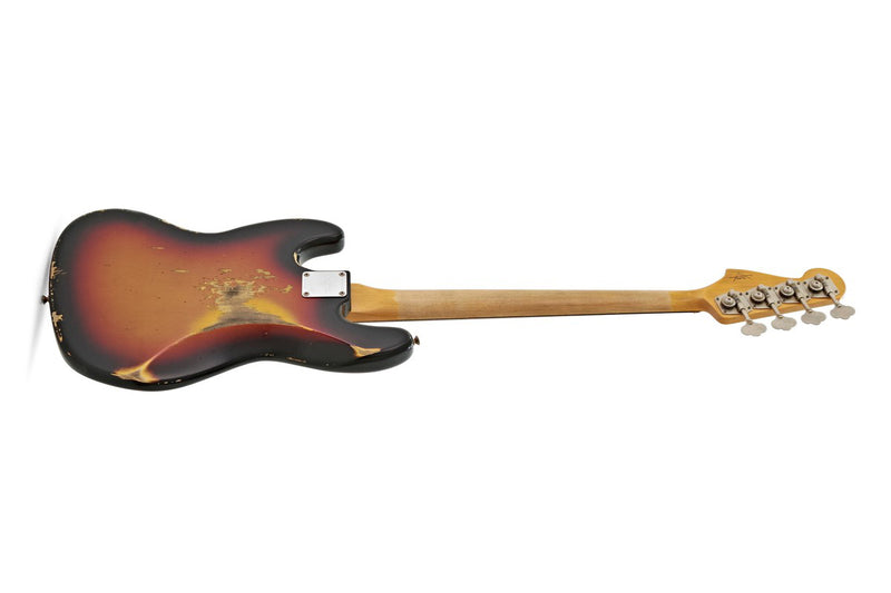 เบสไฟฟ้า Fender Custom Shop 1961 Heavy Relic Jazz Bass 3-Colour Sunburst