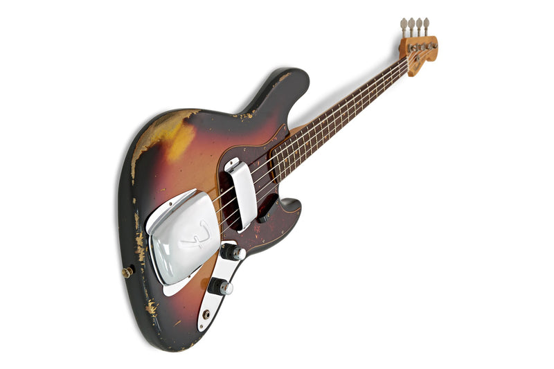 เบสไฟฟ้า Fender Custom Shop 1961 Heavy Relic Jazz Bass 3-Colour Sunburst