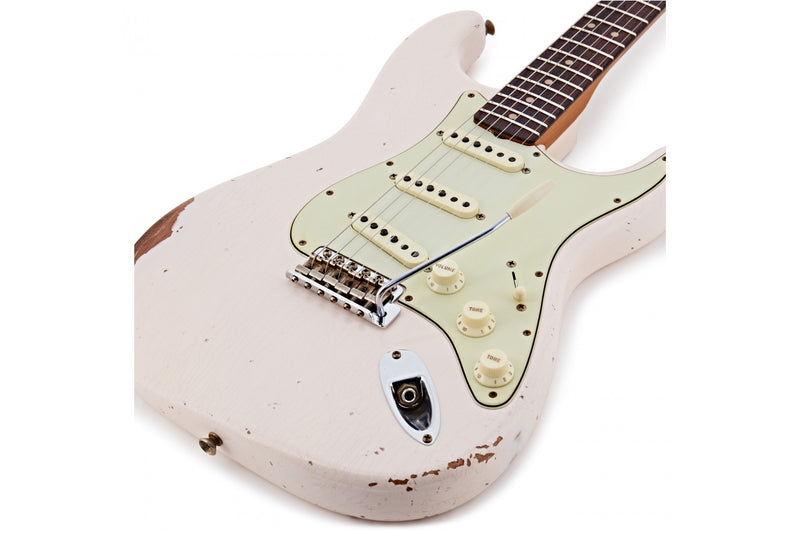 Fender Custom Shop 63 Stratocaster Relic, Super Faded Aged Shell Pink