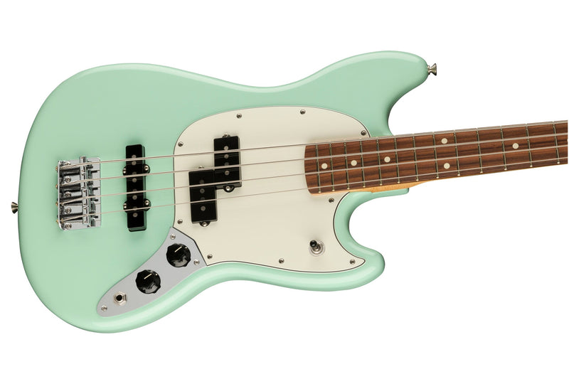เบสไฟฟ้า Fender Mustang PJ Short-Scale Bass Surf Green
