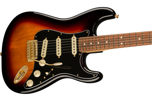 กีต้าร์ Fender Player Stratocaster 3 Tone Sunburst Gold Hardware