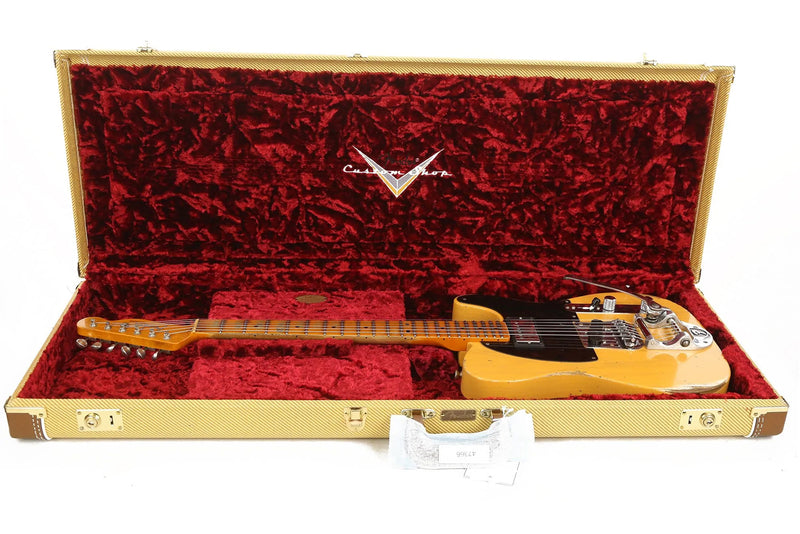 Fender Custom Shop '50s Vibra Tele Heavy Relic Aged Butterscotch Blonde