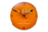 นาฬิกาแขวนผนัง Gibson Vintage Lighted Wall Clock - Kalamazoo Orange