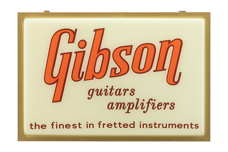 ป้ายไฟ Gibson Vintage Lighted Sign - Guitars & Amplifiers