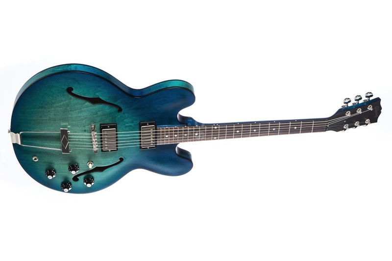 กีต้าร์ไฟฟ้า Gibson ES-330 Satin 2018 Aquamarine