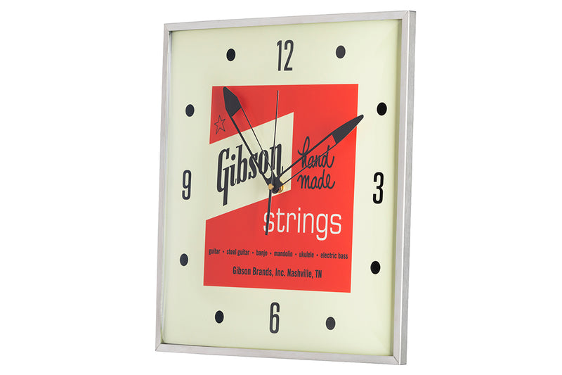 นาฬิกา Gibson Vintage Lighted Wall Clock - Handmade Strings