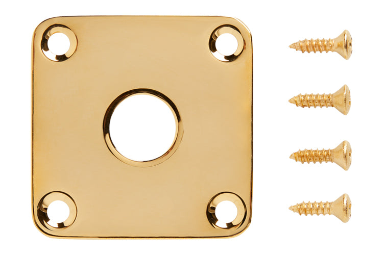 แจ็คเพลทกีต้าร์ Gibson Metal Jack Plates Gold