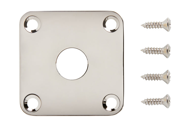 แจ็คเพลทกีต้าร์ Gibson Metal Jack Plates Nickel