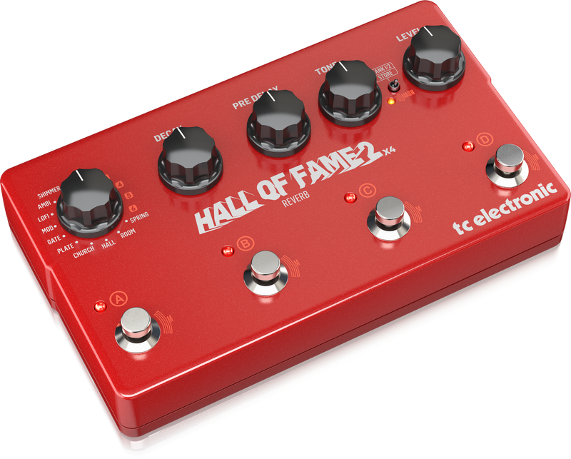 เอฟเฟคกีต้าร์ไฟฟ้า เสียงรีเวิร์บ TC Electronic Hall Of Fame 2 X4 Reverb