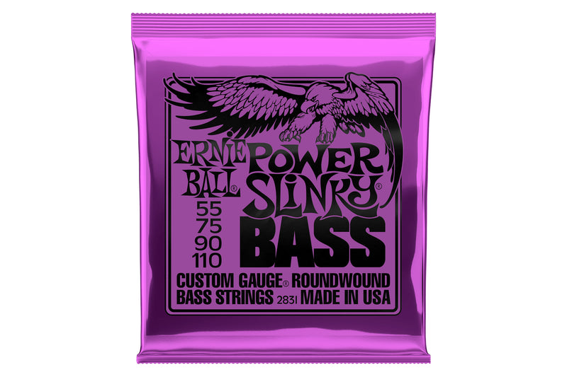 สายเบส Ernie Ball Power Slinky Nickel Wound Bass Strings 55-110