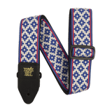 สายสะพายกีต้าร์ Ernie Ball Classic Jacquard Strap Blue Crux