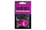 ERNIE BALL STRAP BLOCKS 4PK - PURPLE