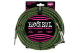 สายแจ็คกีต้าร์ Ernie Ball 10 Feet Braided Straight / Angle Instrument Cable