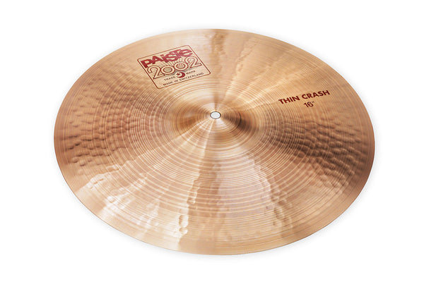 ฉาบ แฉ แคลช Paiste 2002 Thin Crash สำหรับกลองชุด ราคาพิเศษ