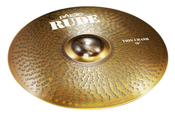 ฉาบ แฉ แคลช Paiste Rude Thin Crash สำหรับกลองชุด ราคาพิเศษ