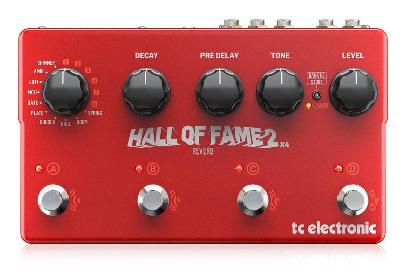 เอฟเฟคกีต้าร์ไฟฟ้า เสียงรีเวิร์บ TC Electronic Hall Of Fame 2 X4 Reverb