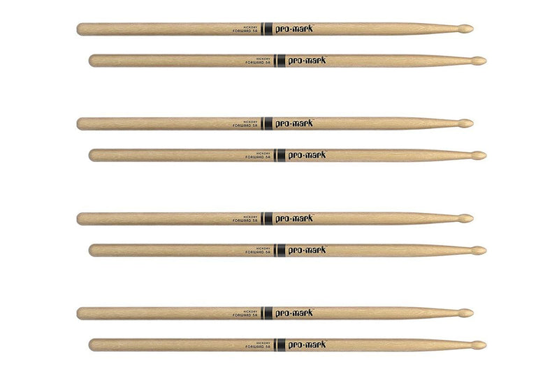 ไม้กลอง Promark Classic Forward 5A Hickory Drumstick (แพ็ค 4 คู่)