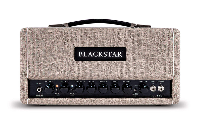 หัวแอมป์กีต้าร์ไฟฟ้า Blackstar St. James 50 EL34 Head