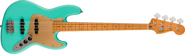 Squier 40th Anniversary Jazz Bass, Vintage Edition, Satin Sea Foam Green