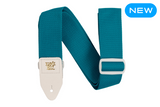 ERNIE BALL TEAL & WHITE POLYPRO GUITAR STRAP